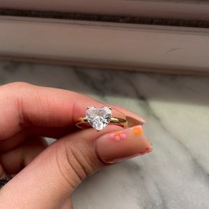 Heart shaped Kate spade ring